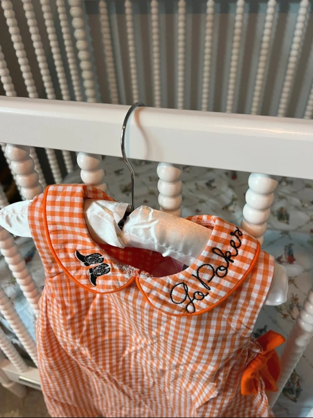 Oklahoma State University embroidery dress Go Pokes